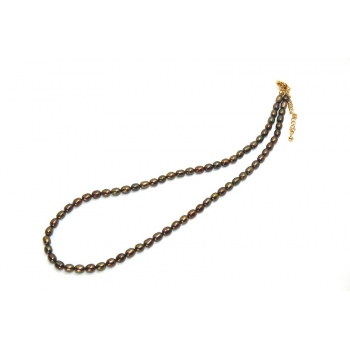 Chocolate Brown Freshwater Pearl Necklace